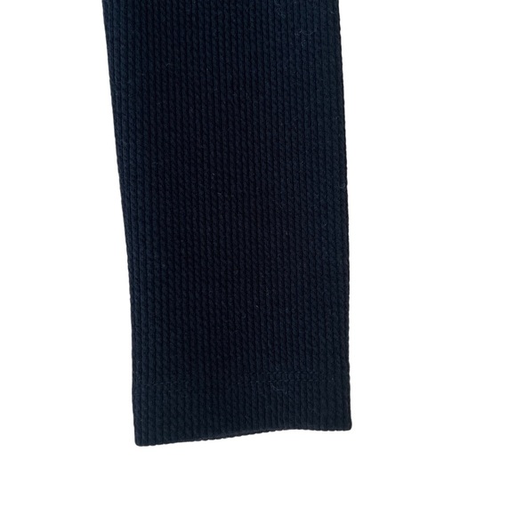 Eve + Enoch Black Ribbed Long Sleeve Midi Dress - Size XS - Picture 4 of 5